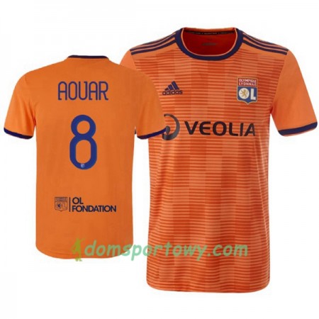 Koszulka Olympique Lyon Houssem Aouar 8 Trzeci Koszulki Piłkarskie 2018-2019 Krótki Rękaw